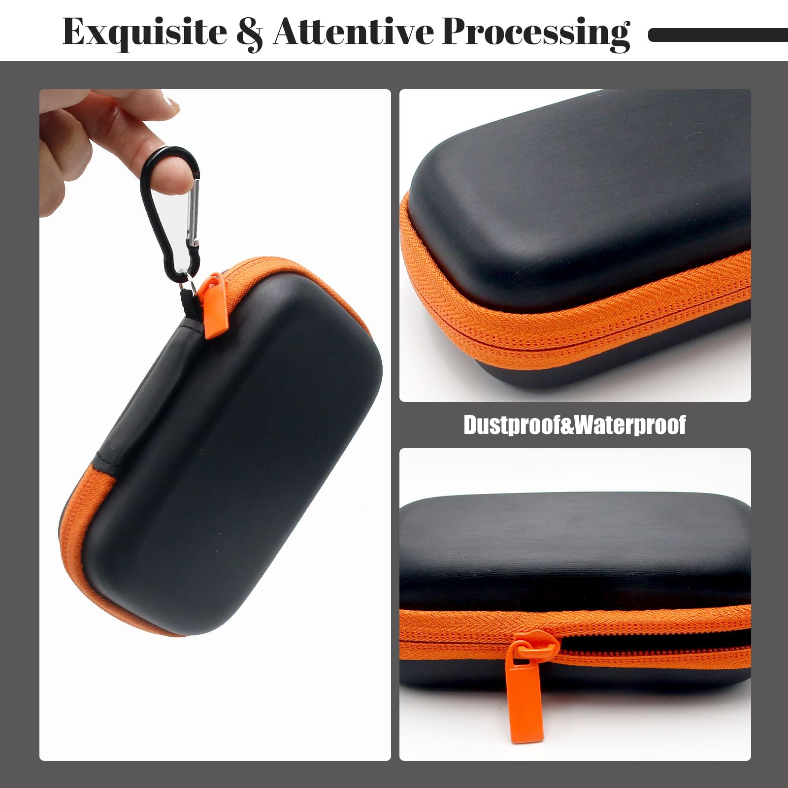 Custodia per SanDisk, SanDisk Extreme Pro/Extreme Portable External – Custodia rigida da viaggio per unità esterne (Gray)