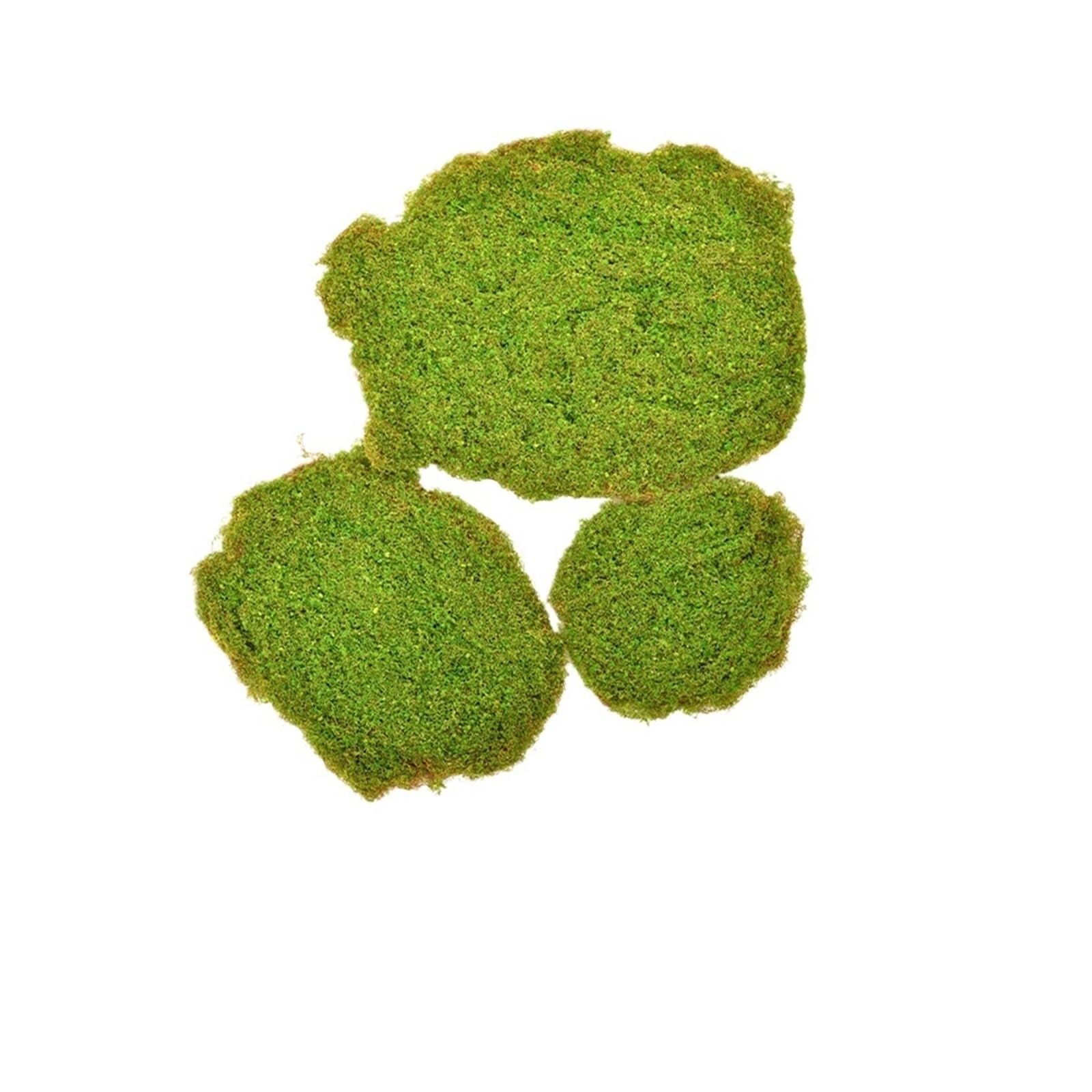 GYTTDERFL Artificial Turf Artificial Green Plants Moss Grass Fake Grass Eternal Life Mini Landscape Crafts for Home Garden Hotel Decoration Straw Mattress(Style2)