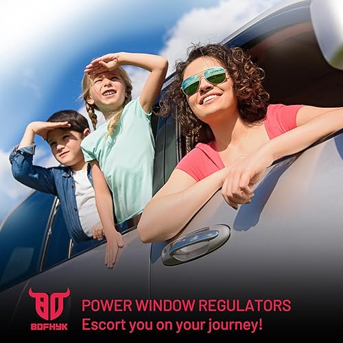 Vista 53 de BDFHYK 741-645 Elevalunas eléctrico con motor para automóvil delantero derecho del pasajero para Chevy Silverado, Tahoe, Suburban, Avalanche