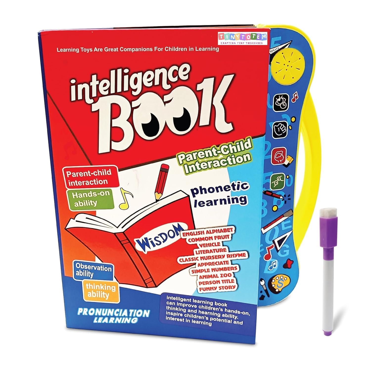 KMC KIDOZ Learning Book Early Childhood Education Study Book, English Reading Book (Multicolor) (skm105)