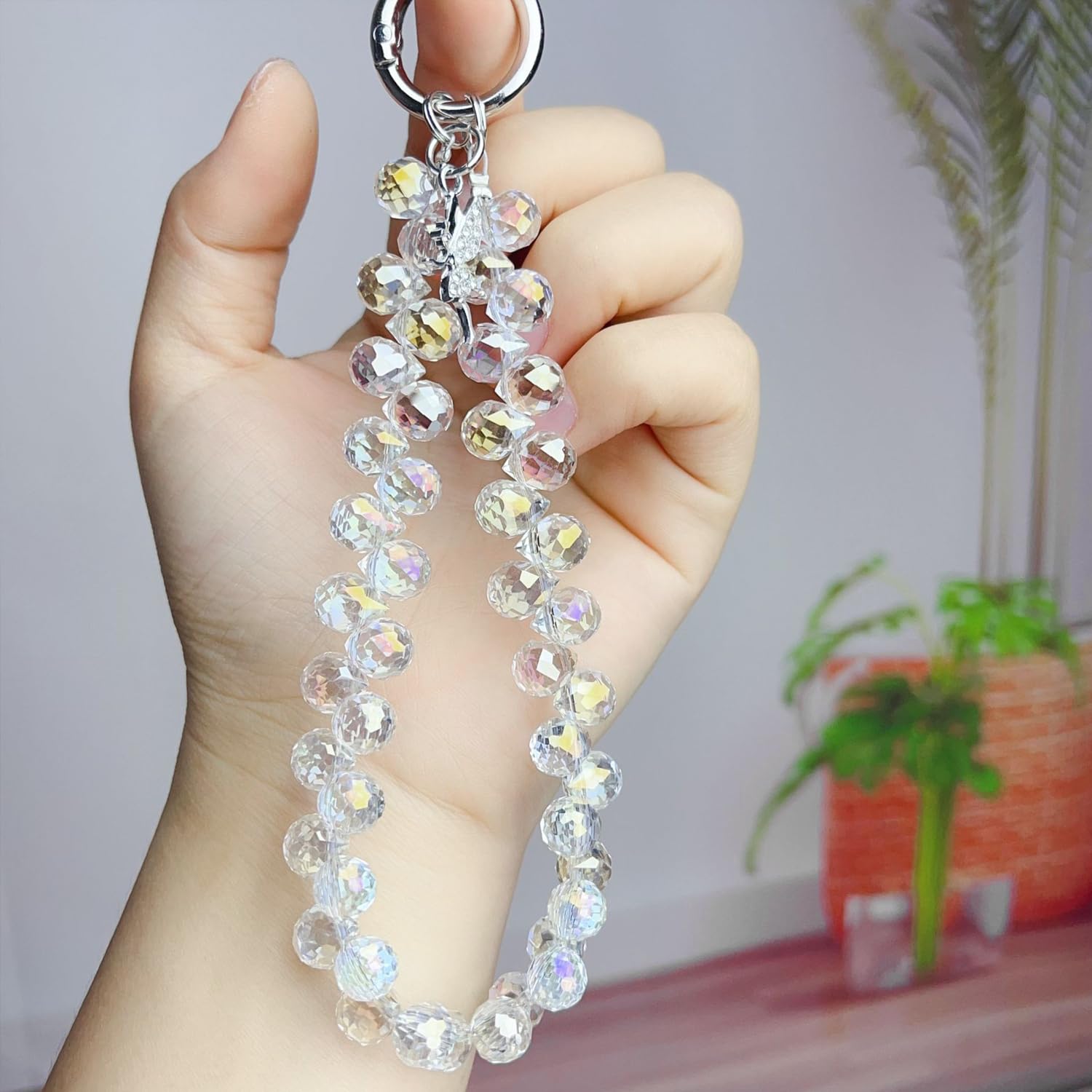 Amazon.com: TENOC Beaded Phone Wrist Strap, Cellphone Lanyard