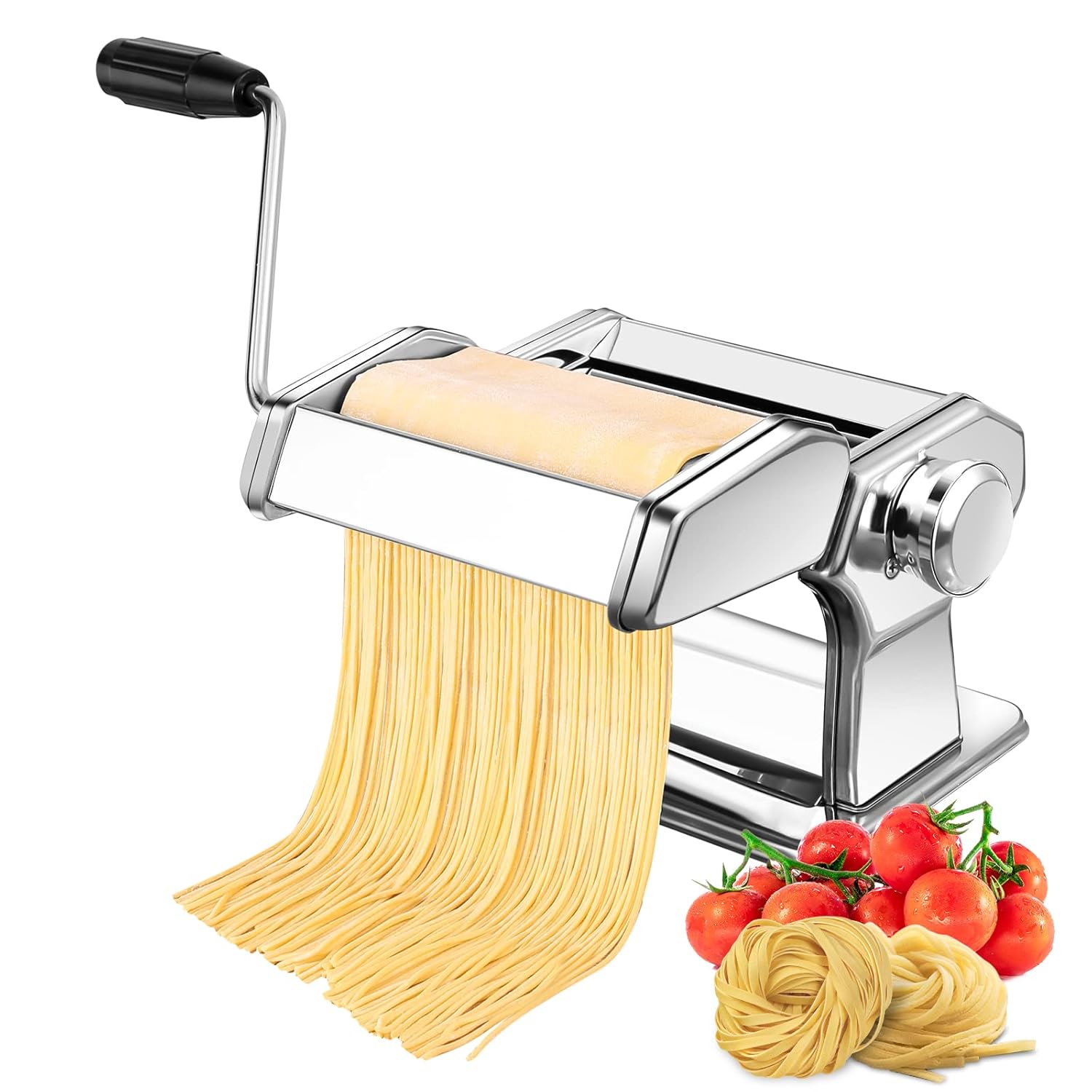 Buy Pasta Maker Machine 150 Roller Cutter 7 Thickness Settings