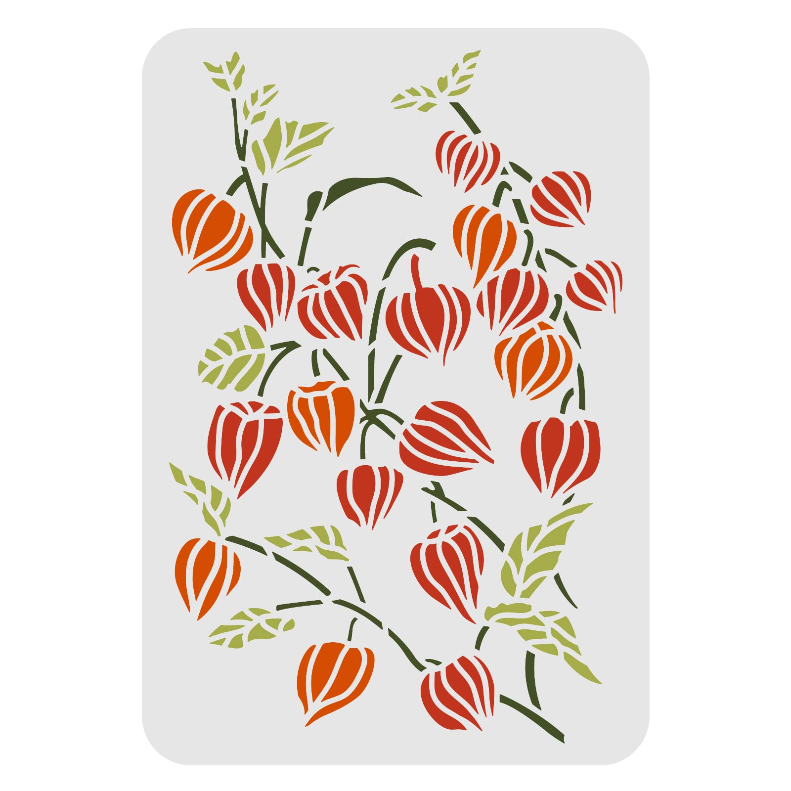 Flower Stencils - Daisy, Rose & More -29