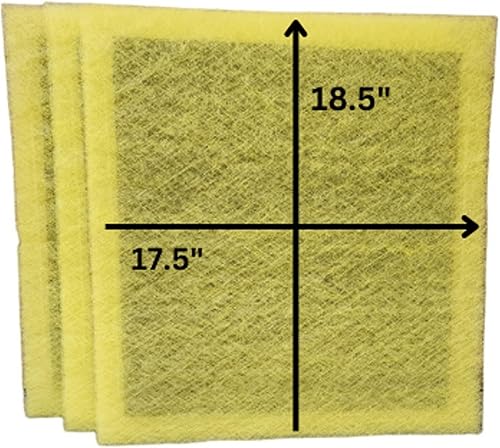 Fast-Shipped-Filters 3-20x20 Una hora Micro Power Guard Filtro de aire Reemplazo Filtros compatibles Amarillo