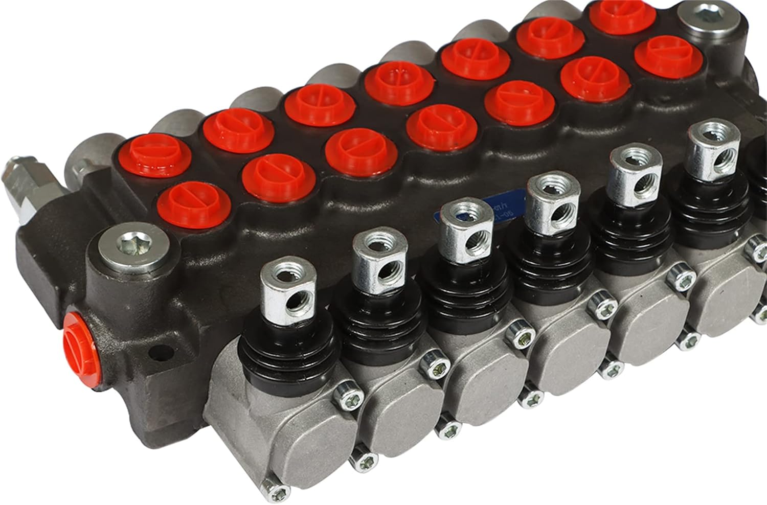 kimllier 7 Spool Hydraulic Valve 13GPM 3600PSI Hydraulic Directional Control Valve SAE Ports Double Acting Valve