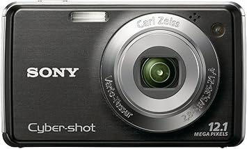 Sony Cybershot DSC-W220 12.1MP Digital Camera with 4x Optical Zoom with Super Steady Shot Image Stabilization Black