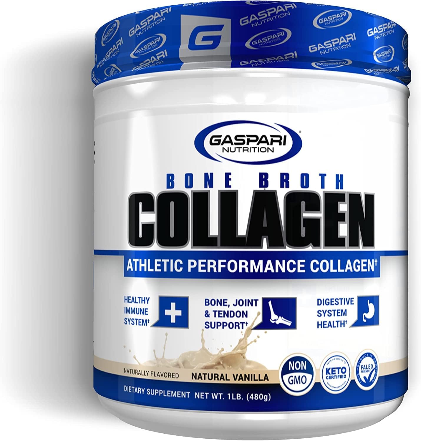 Bone Broth Athletic Performance Collagen (30 Servings, Natural Vanilla)