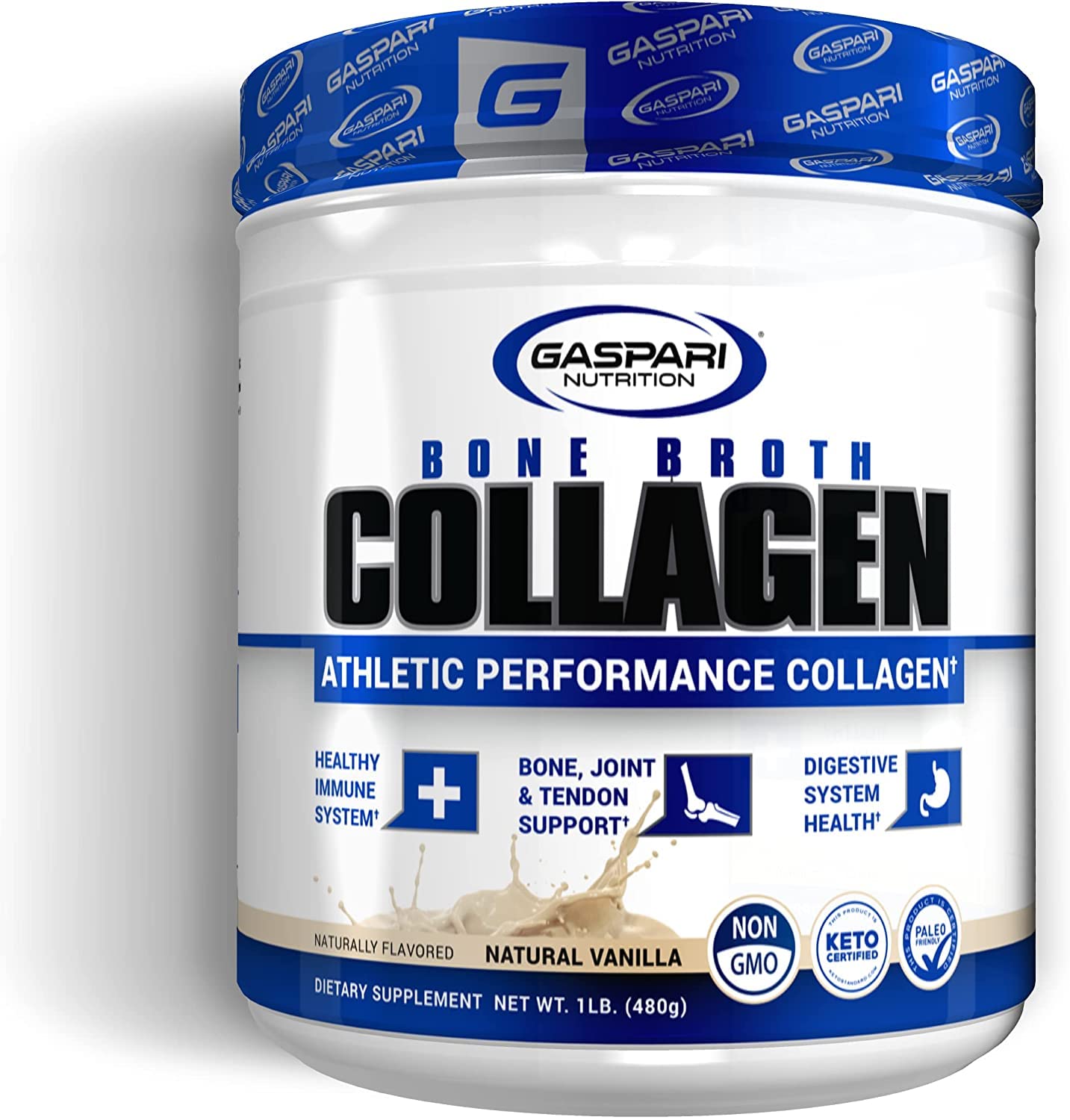 Bone Broth Athletic Performance Collagen (30 Servings, Natural Vanilla)