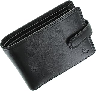 Collezione Tuscany RICCARDO Portafoglio in Pelle con Protezione RFID TSC47 Nero