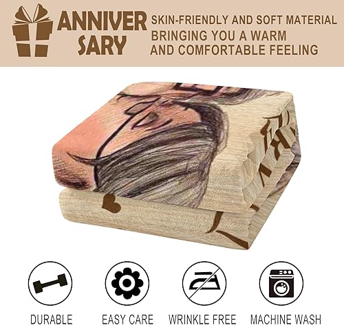 Vista 28 de Regalos de boda de 30 aniversario para parejas, decoraciones de 30 aniversario, manta de 30 aniversario para marido, esposa, ella, él, la mejor