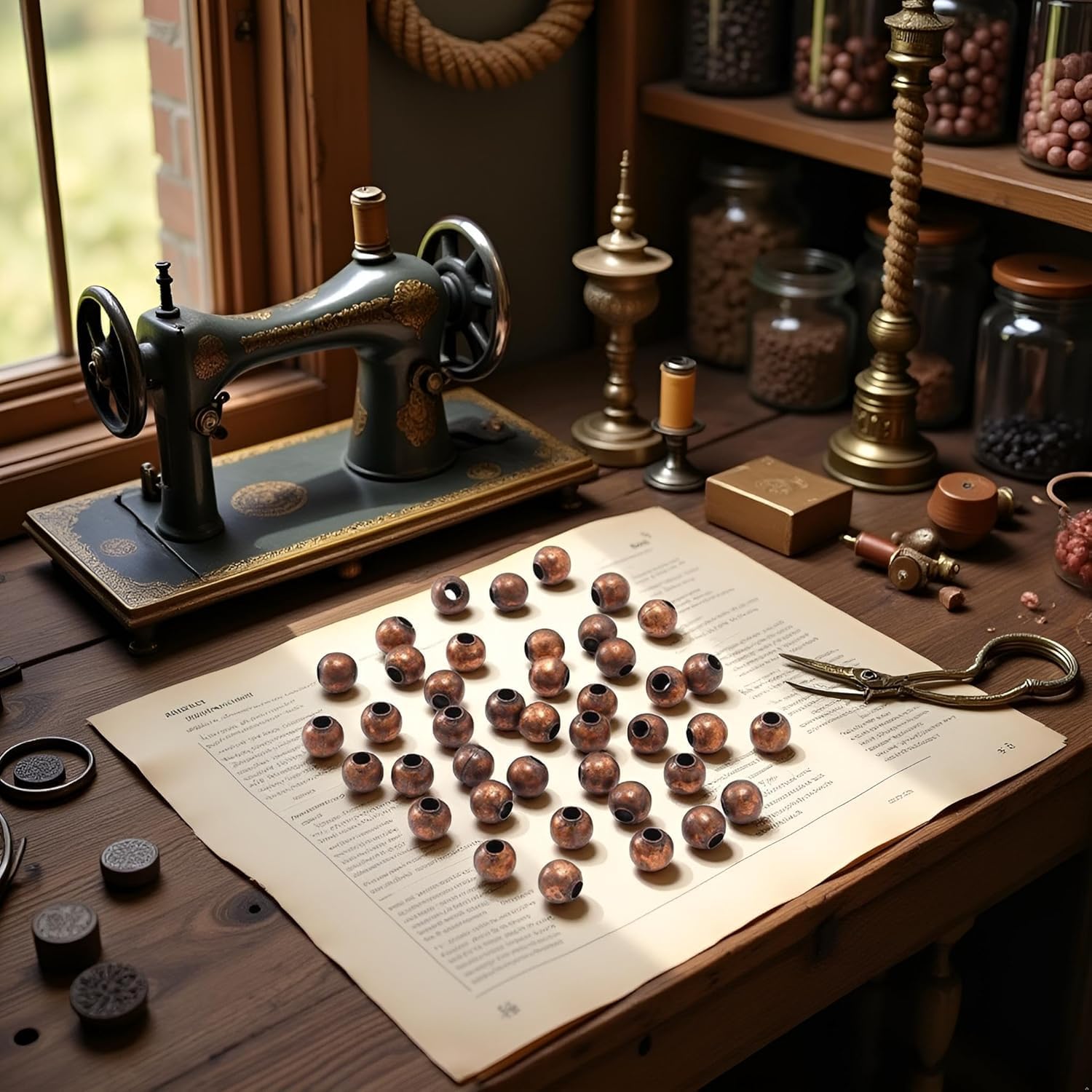 300Pcs/lot 3mm Antique Copper Round Spacer Beads Smooth Ball End Seed Metal Beads and Bead Assortments Beading and Jewelry Making Findings Accessories Supplie (0.12inch),Beading Supplies - Image 4