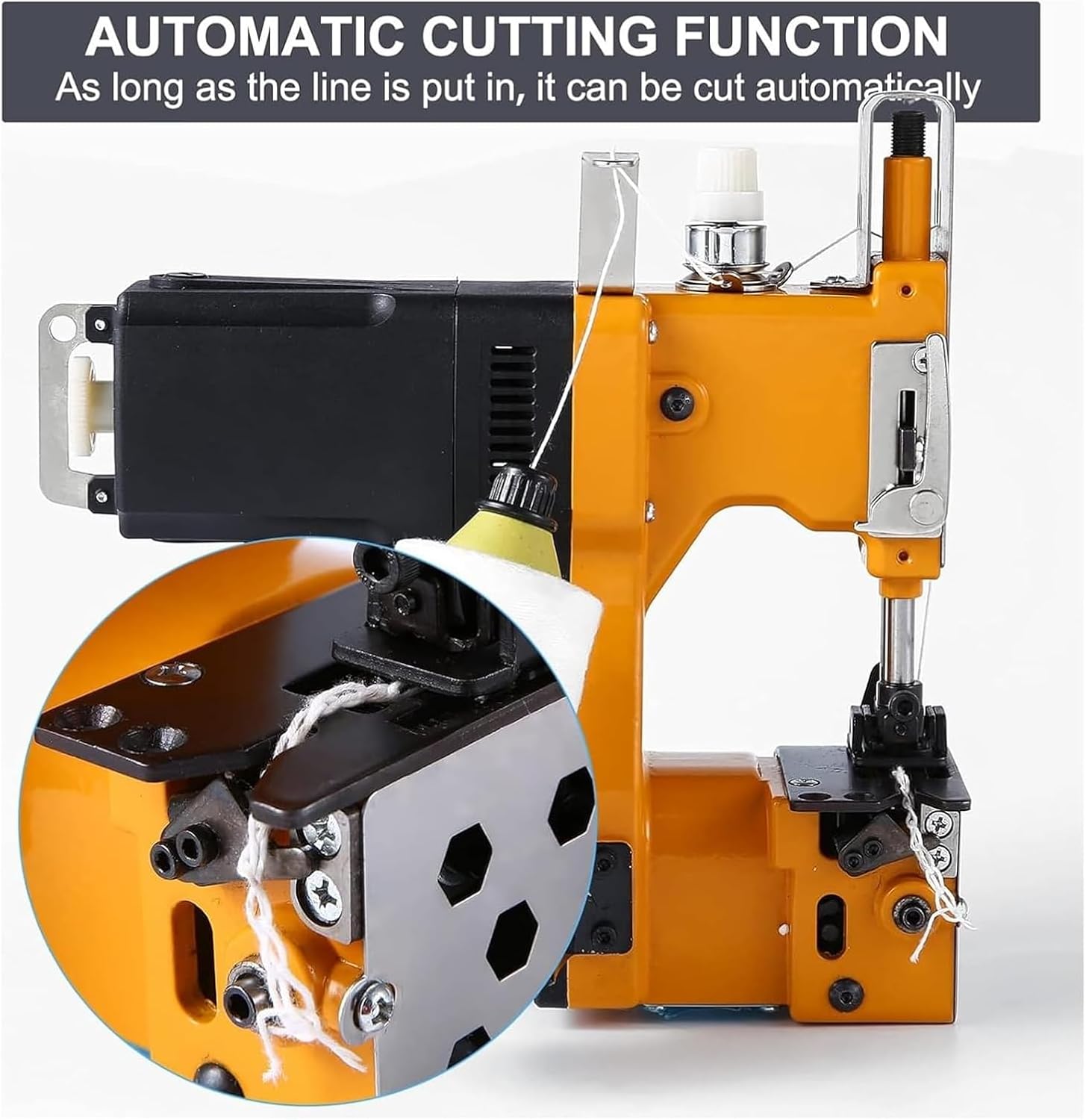 Bag Closer Closing Machine,Bag Stitching Machine 210W Industrial Sewing Machine Bag Sealer