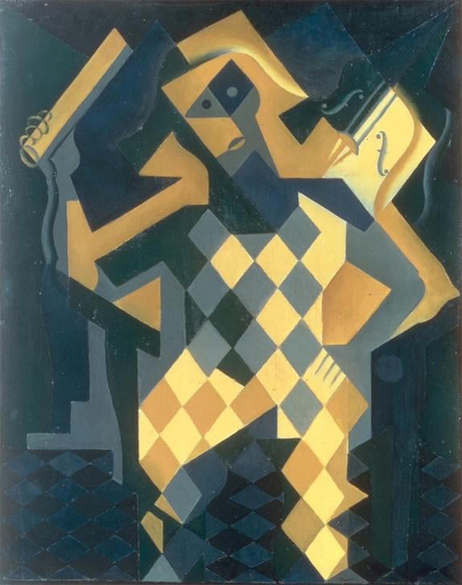 POSTERIIk Famous Print Pop Art Wall Art Graffiti Harlequin Harlequin by Juan Gris Art Prints for Home Decor 60x90cm