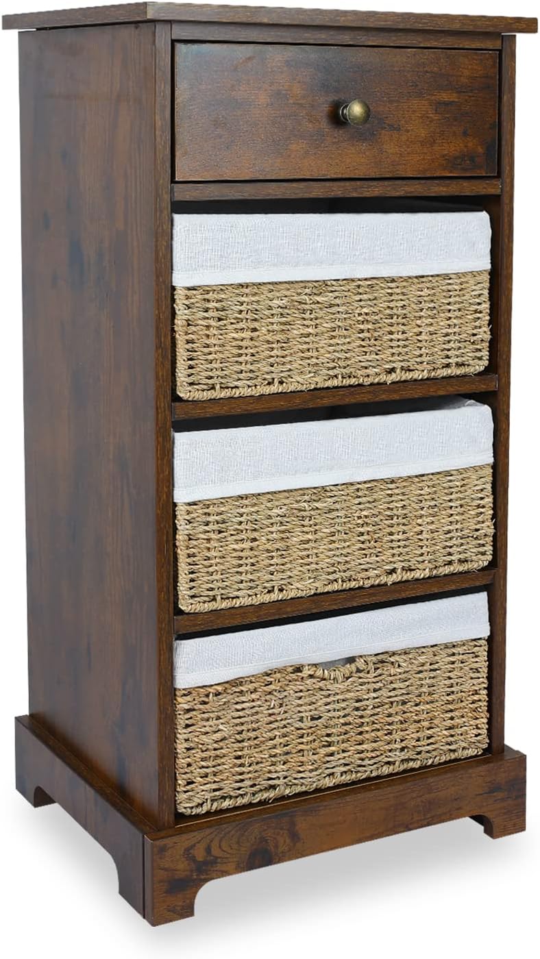 Babion Storage with Basket, Storage with Drawer, Drawer Organizer
