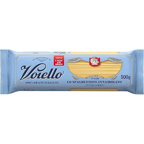 Voiello Lo Spaghettone Innamorato n. 108, Grani 100% Italiani, Pasta Trafilata Al Bronzo, 500 g