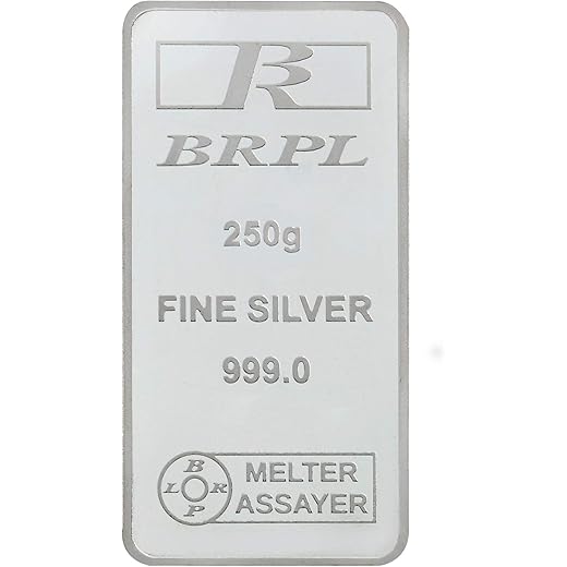 999 Purity Silver Bar 250g