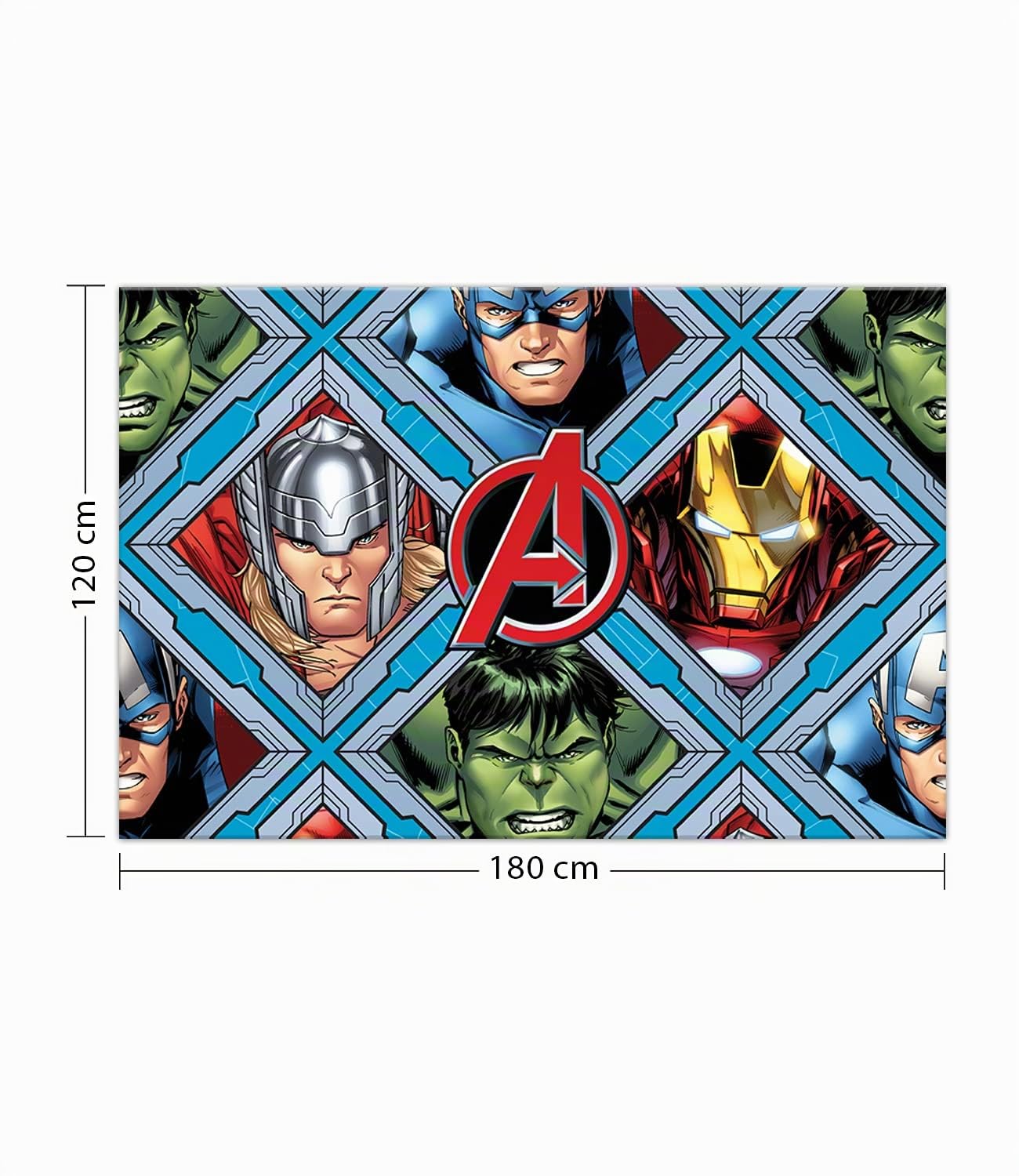 Procos - Assiette 20 cm Avengers Mighty, multicolore, 5PR87963