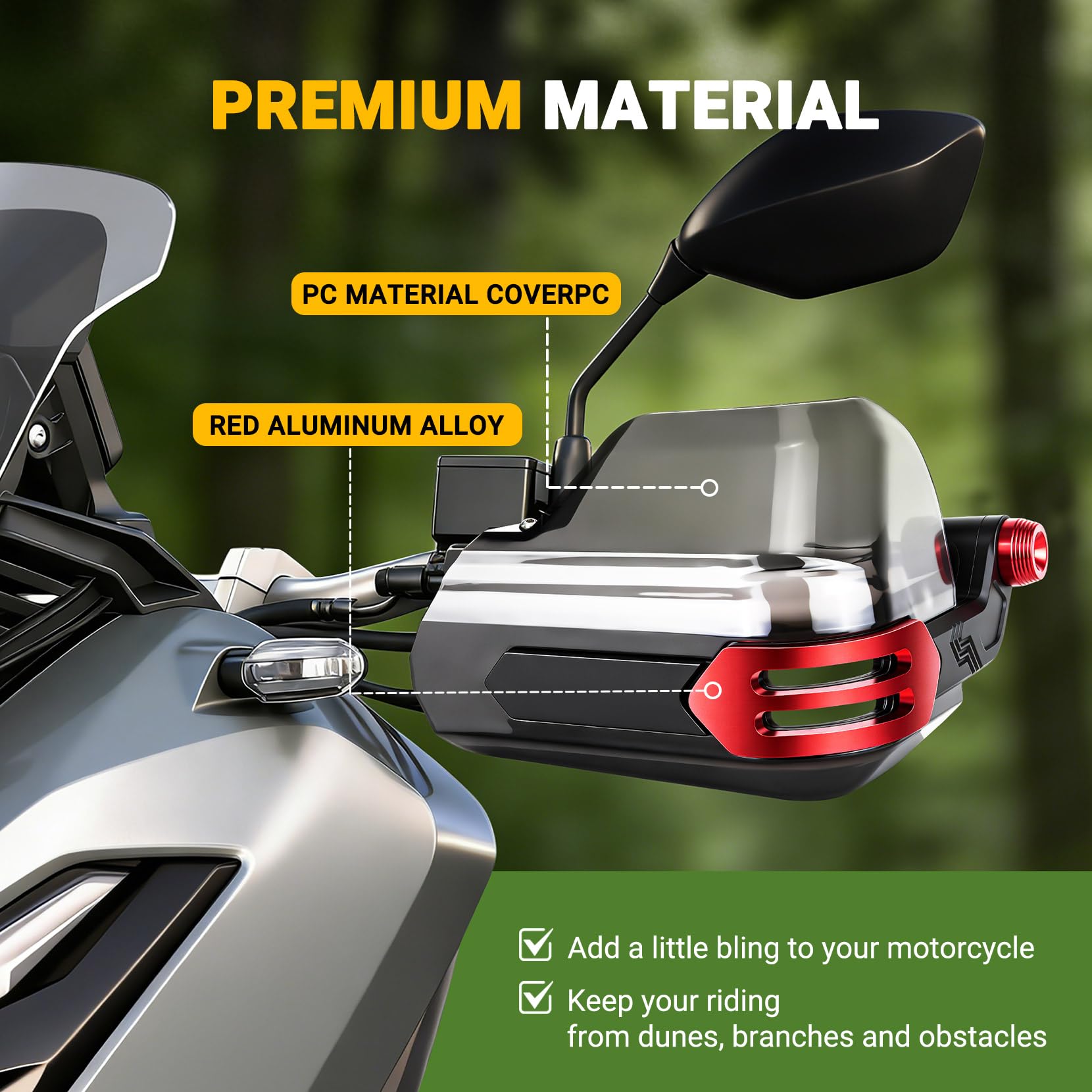 Protector de mano universal para motocicletas