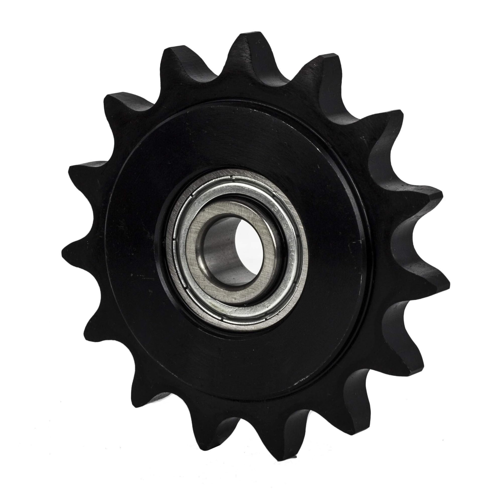 Jeremywell #60 Roller Chain Idler Sprocket, 15 Tooth, 5/8" Bore, Hardened Steel
