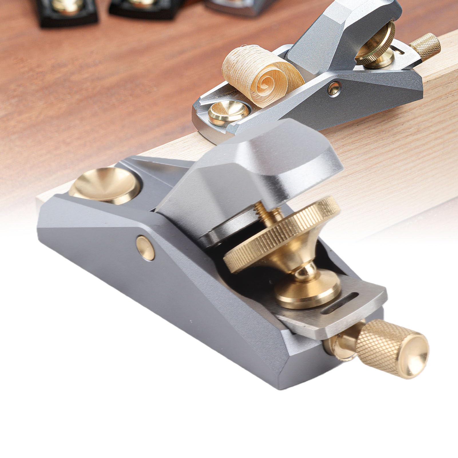 Fabater Mini Pialla a Mano, Pialla per Legno Ad Angolo Basso da 33 Gradi, a Mano per la Lavorazione del Legno, con Lama da 22 Mm per Rifilare Smussatura e Sbavatura