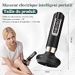 Cellulite Massager Body Sculpting Handheld Cellulite Massager-Cupping Kit with 12 Suction Modes for Arms, Legs, Back Used at Home (Black) (Black)