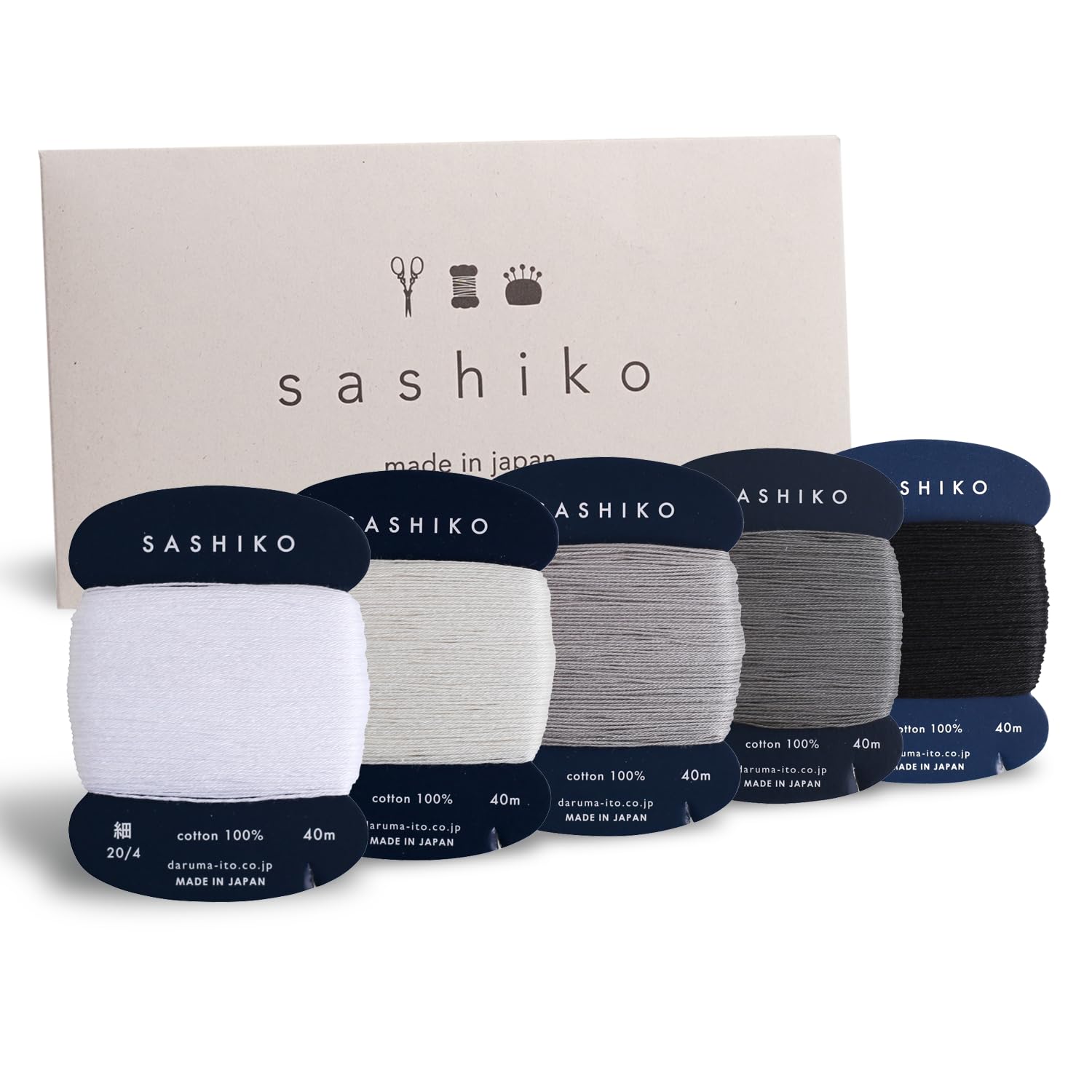 たんたん　Dramatic Dream Thread Essence Amazon.com: DARUMA Sashiko Thread 100% Cotton Card Type (43.7 yd