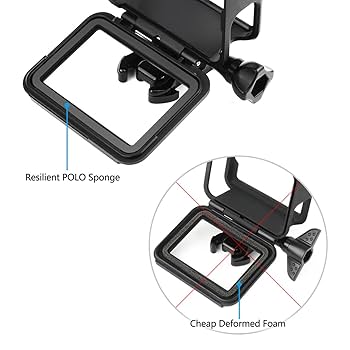 Amazon.com : Frame Mount Housing Case for GoPro Hero 5/6/7