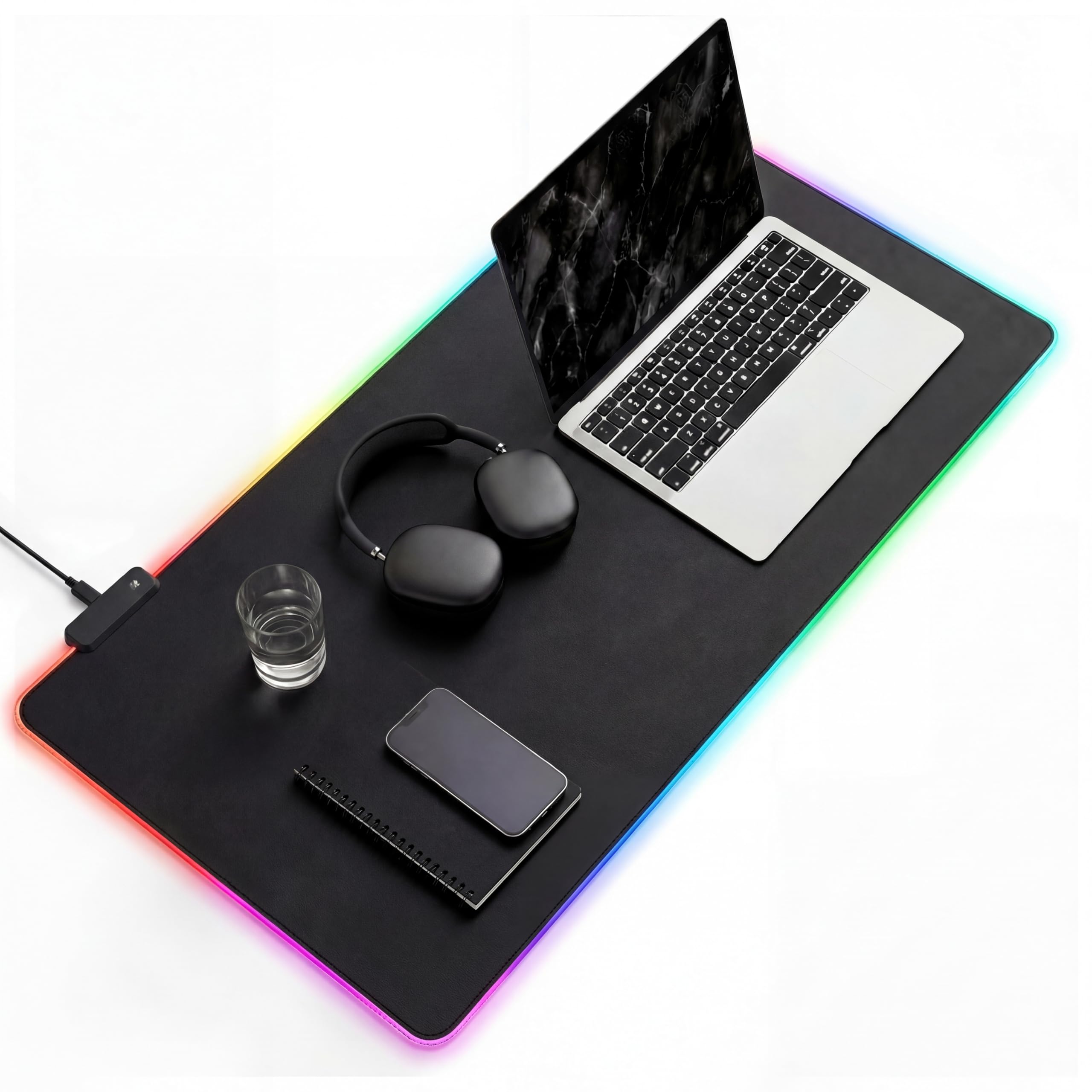 Schreibunterlage 80x30 cm – moderne LED-Tischauflage fürs Office