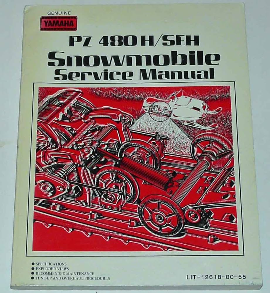 YAMAHA スノーモービル「PZ480 」サービスマニュアル 即決！PZ480/サービスマニュアル/80L/スノーモビル/スノーモービル