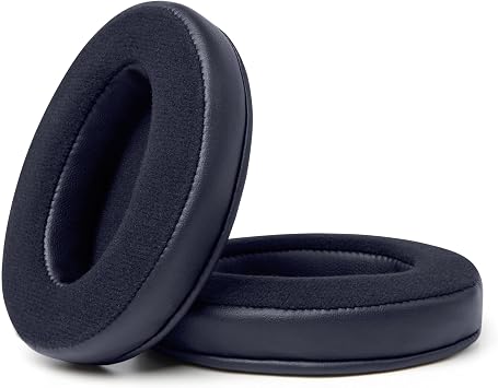 WC PadZ Velour - The Ultimate Upgraded Earpads by Wicked Cushions - Compatible with Audio Technica, HyperX, SteelSeries Arctis & More - Extra Thick - Bigger Opening - Softer Memory Foam | (Black)