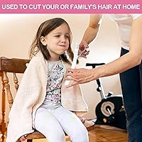 Vista 3 de Kit profesional de corte de cabello para mujeres, fácil de usar, recortador de pelo de puntas abiertas, herramientas de corte de cabello