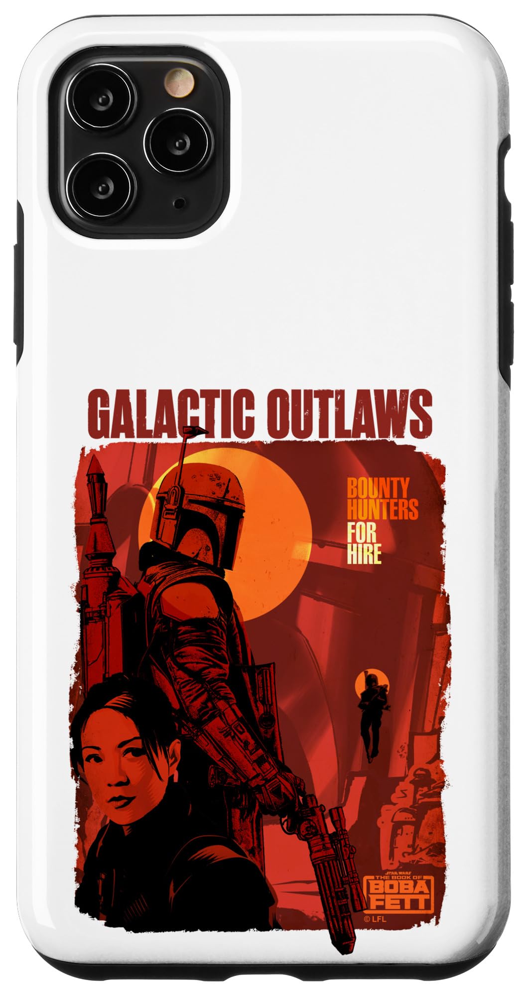 Coque iPhone 11 Pro Max Star Wars anti-choc protection Galactic Outlaws
