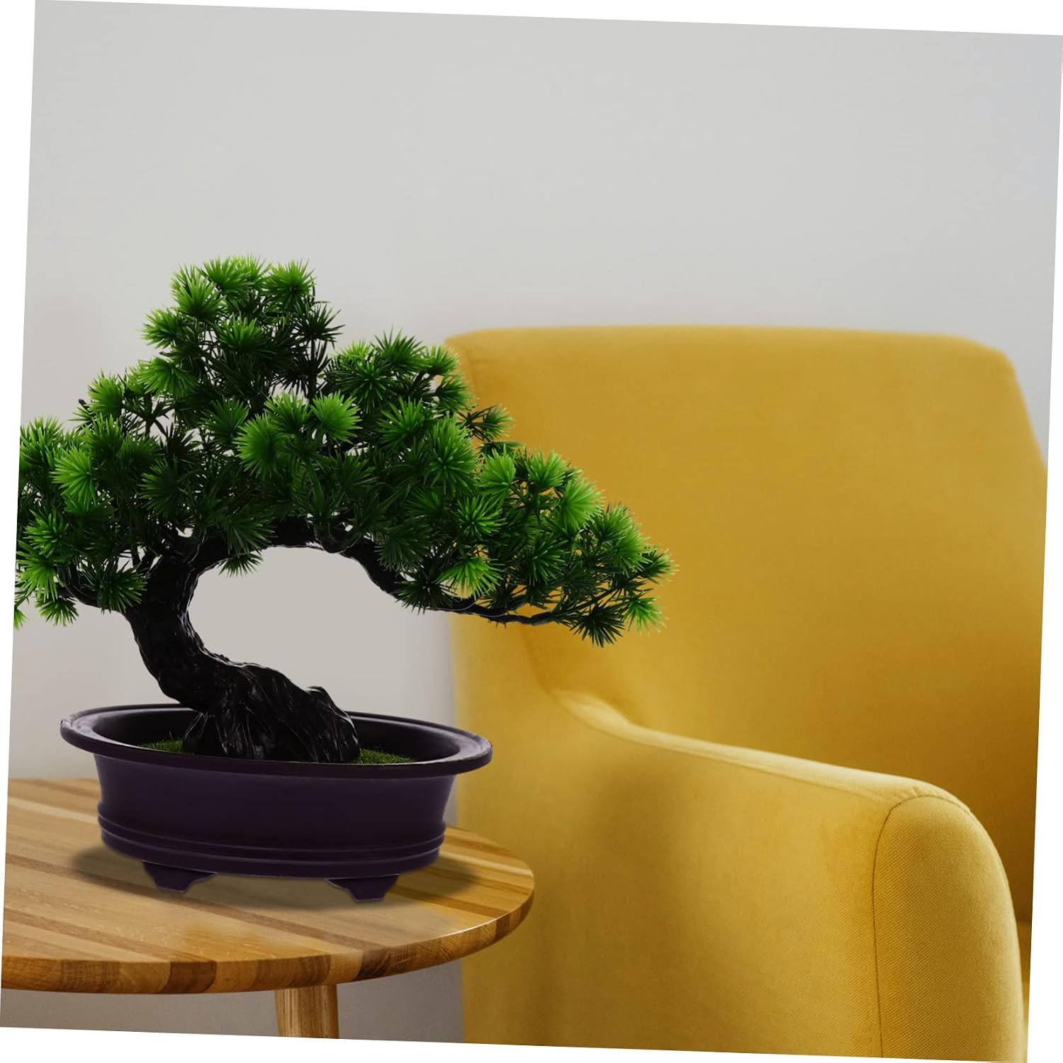 ARTIBETTER Artificial Pine Bonsai Tree Simulated Welcome Pine Potted Plant Decoration for Home Office Table with Lifelike Design and Easy Maintenance