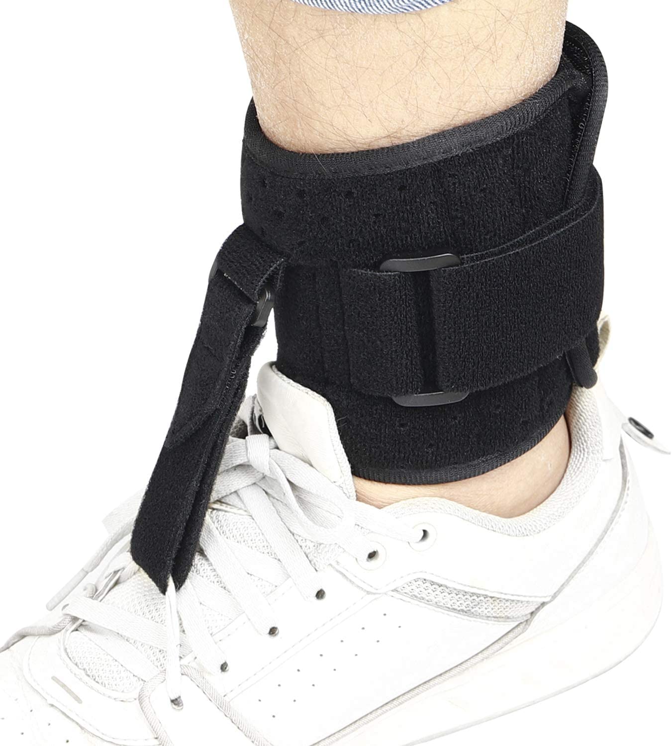 Ankle Joint Foot Drop Orthosis, Adjustable Foot-UP Ankle Brace Day Time Pain Relief Plantar Fasciitis，Splint Orthotics Strap Ankle Sprain Achilles Tendinitis Ankle Supports