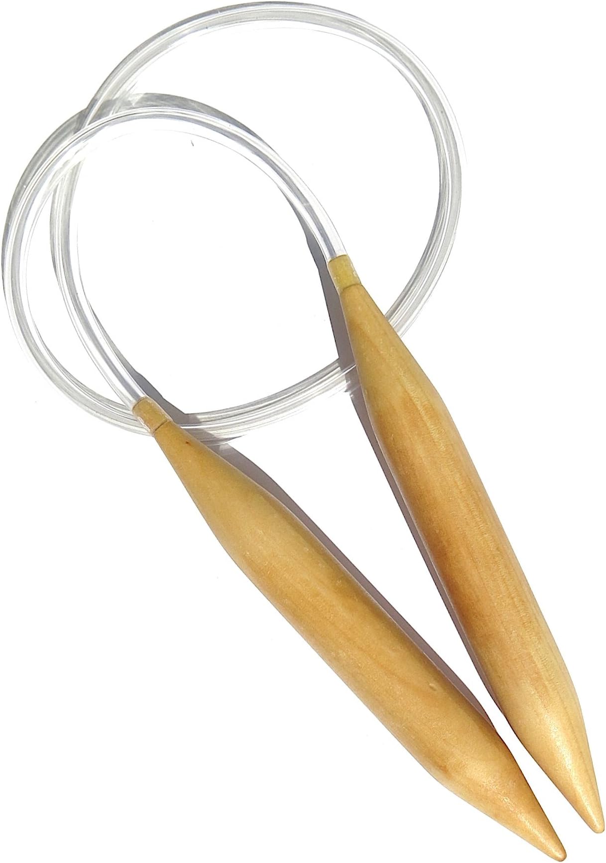 Big Size 20mm x 32'' (80cm) Natural Bamboo Circular Jumbo Knitting Needles