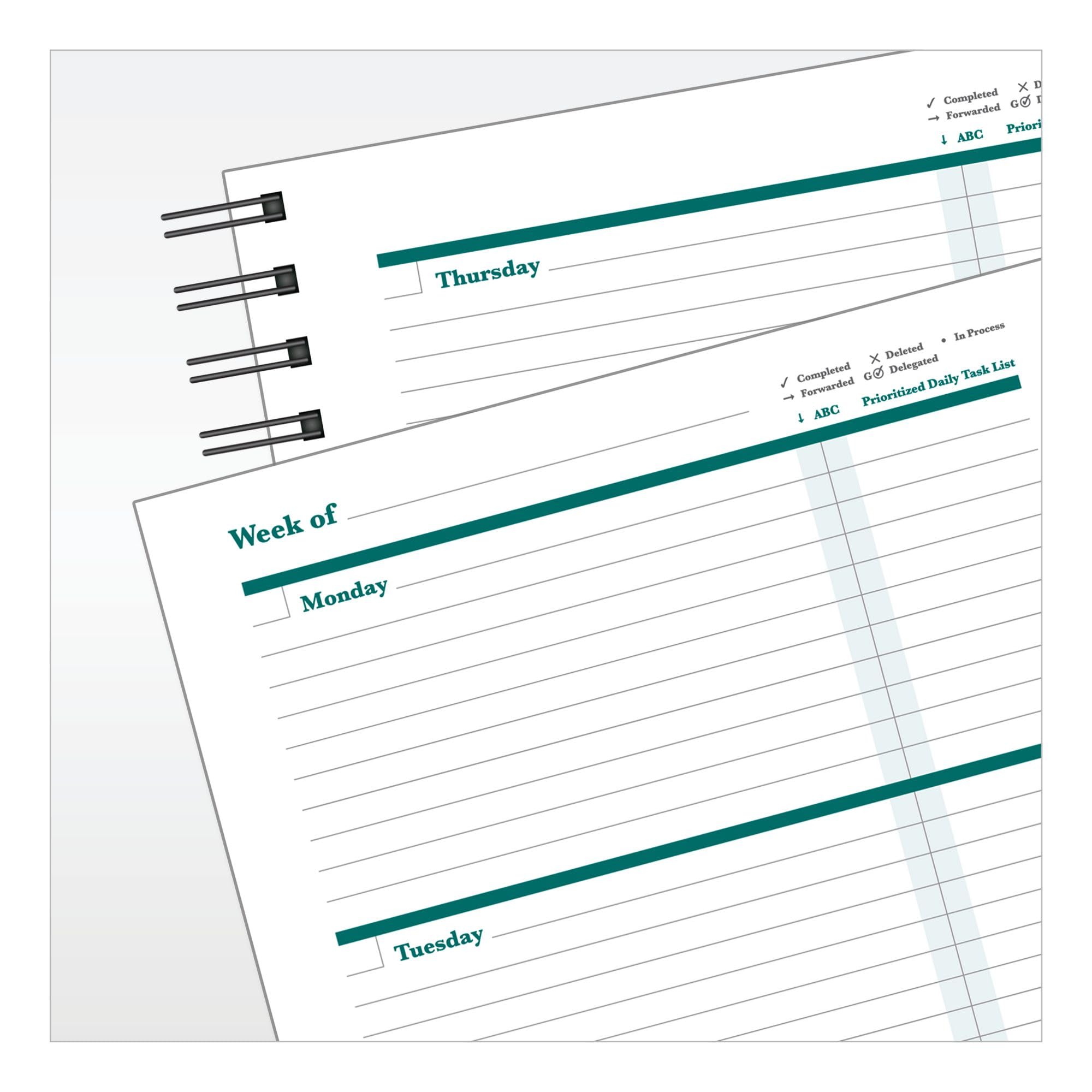 Textures Weekly Wire-bound Planner - Franklin Planner - View #6