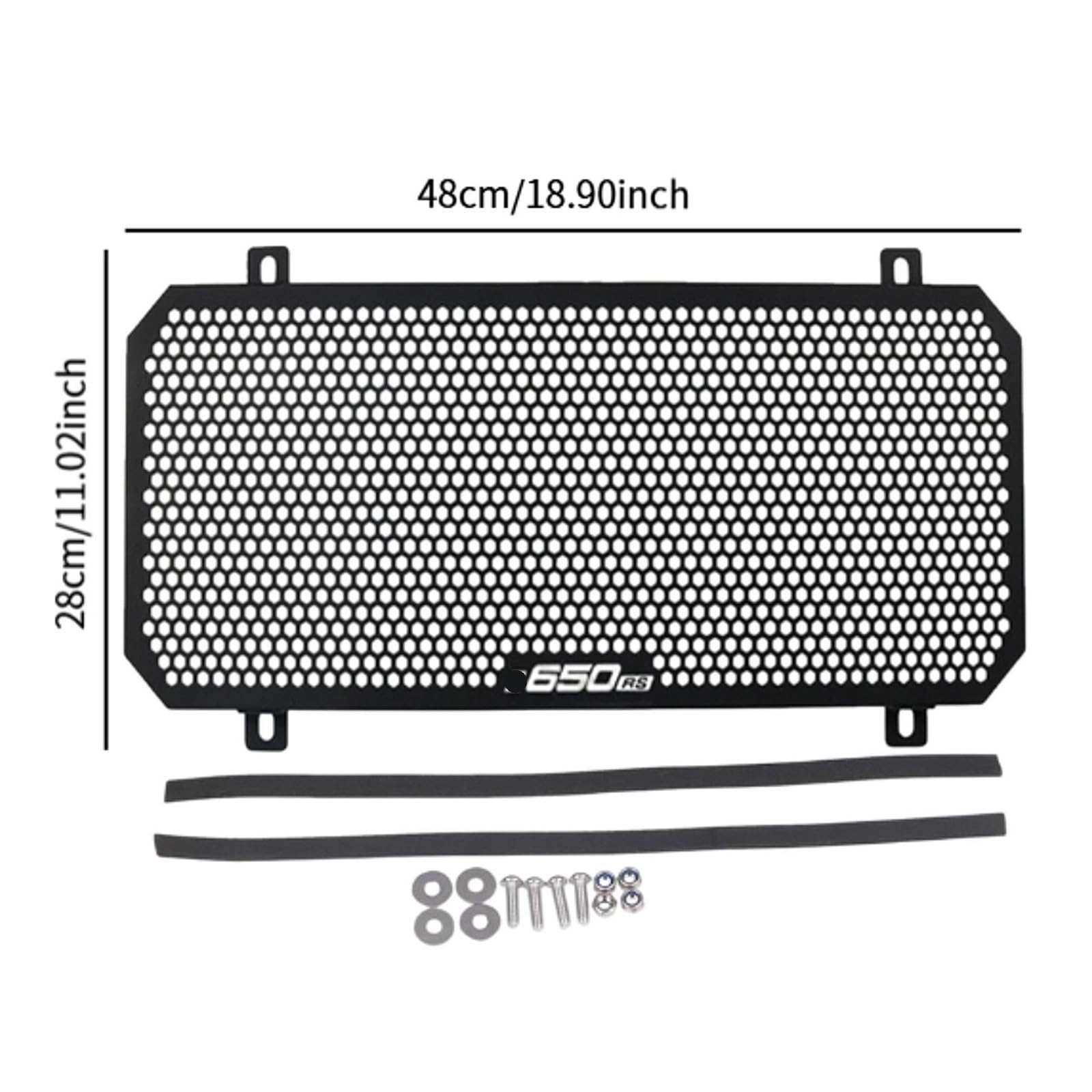 Grille de Radiateur de Moto pour Z650RS Z650 650 2024 2025, Grille De Couverture Filet Protection Radiateur Moto Remplacer Les Pièces Accessoires