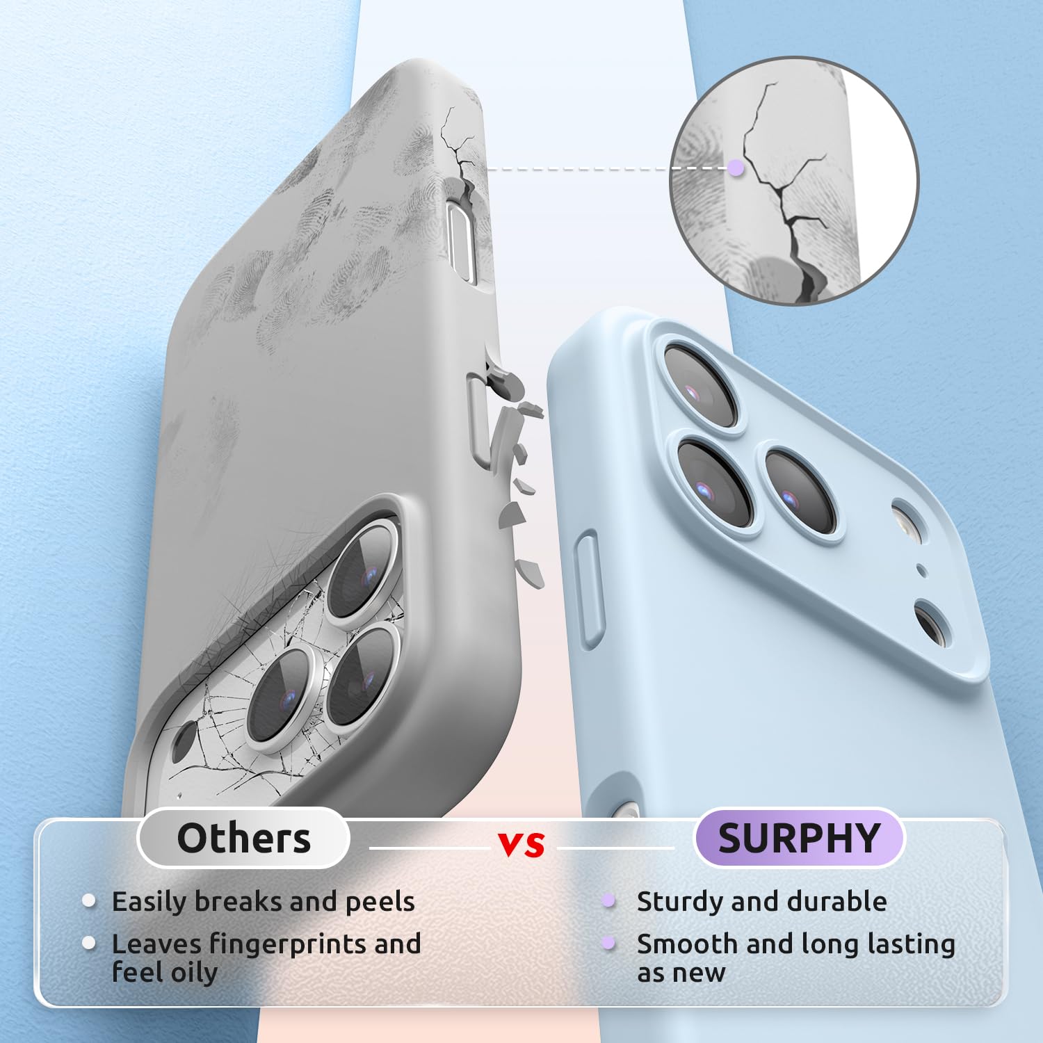 Amazon.co.jp: SURPHY iPhone 17 Pro Max 用ケース シリコン MagSafe