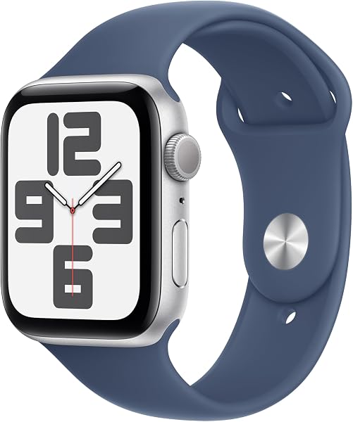 Apple Watch SE (2nd Gen) GPS 40mm Smartwatch with Starlight Aluminium Case with Starlight Sport Band - S/M. Fitness and Sleep Trackers, Crash Detection, Heart Rate Monitor, Retina Display - 3