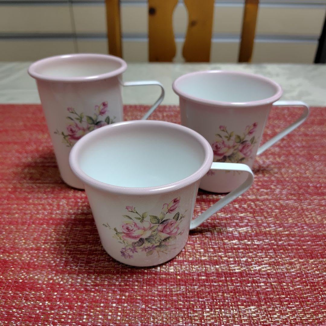 イマン ビビアンピンク ホーローマグ 大中小3セット 2025年最新