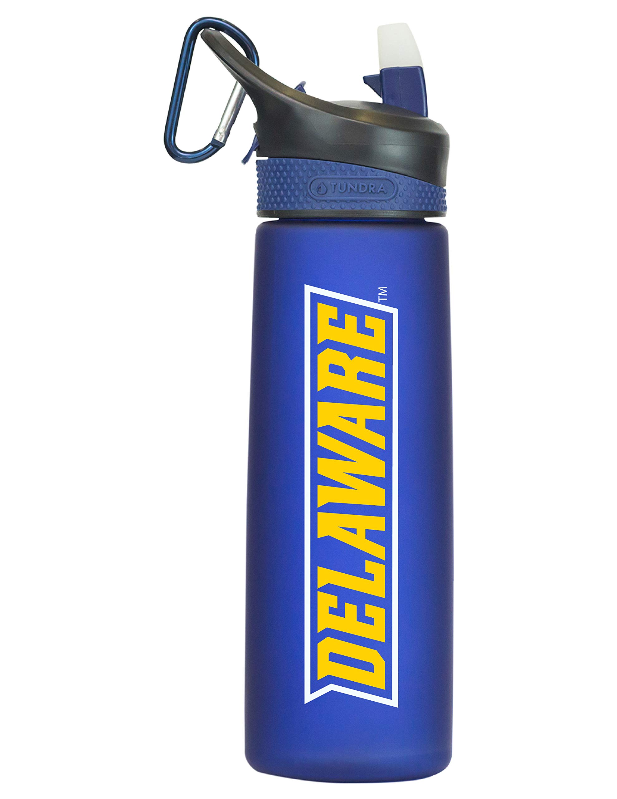 Delaware Tritan Plastic Frosted Sport Water Bottle, Design-2 - Blue
