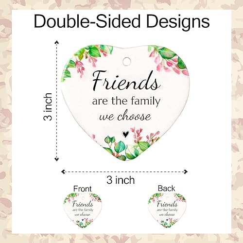 Miniatura 3 de Adornos para amigas para mujer, regalos de cumpleaños para amigas, regalos de amistad para mujeres, regalo de recuerdo de cerámica de 2.9 pulgadas