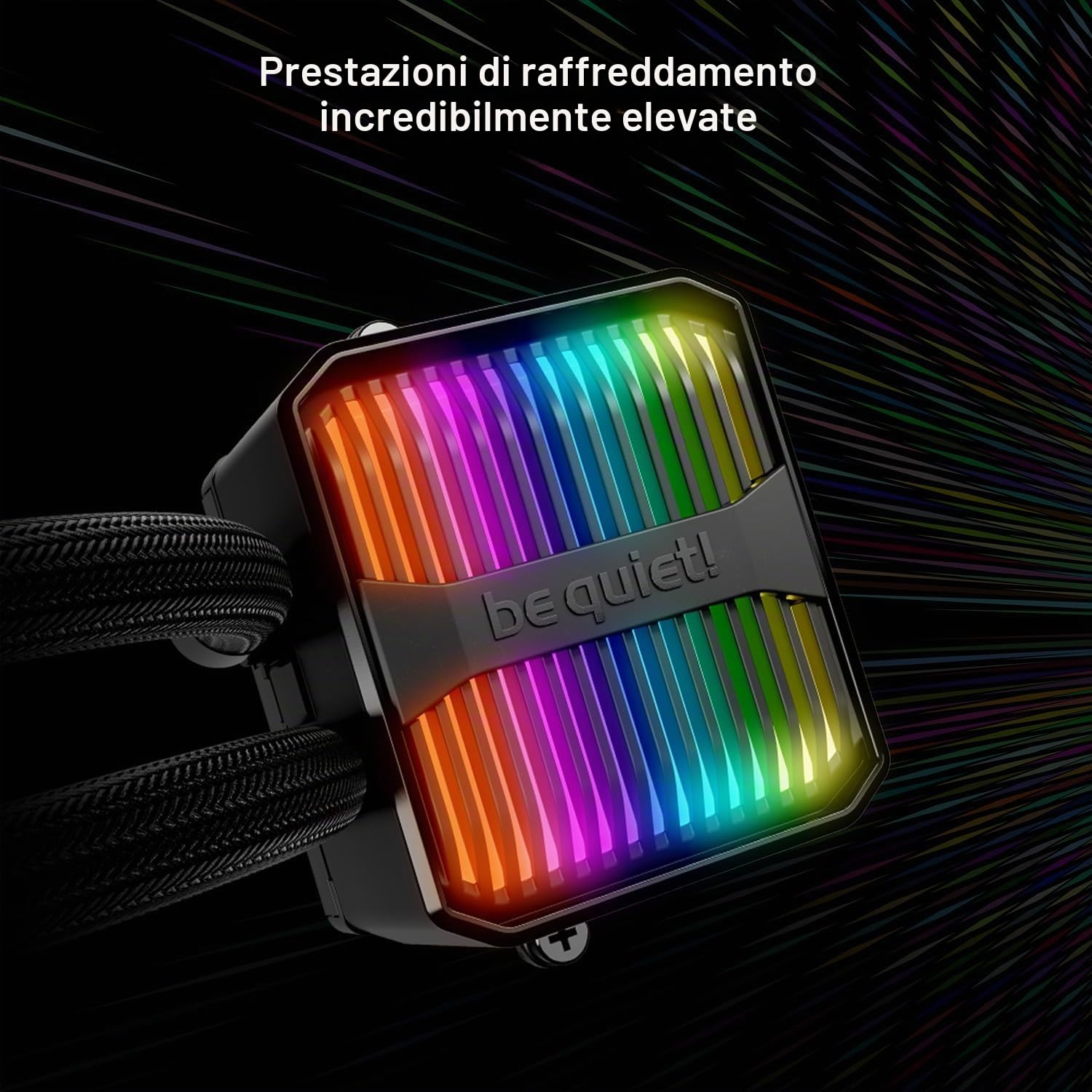 be quiet! Silent Loop 3 360mm raffreddamento a liquido per PC, 3 ventole Silent Wings 4 120mm PWM high-speed, blocco di raffreddamento altamente sviluppato, potente design della pompa a 3 camere