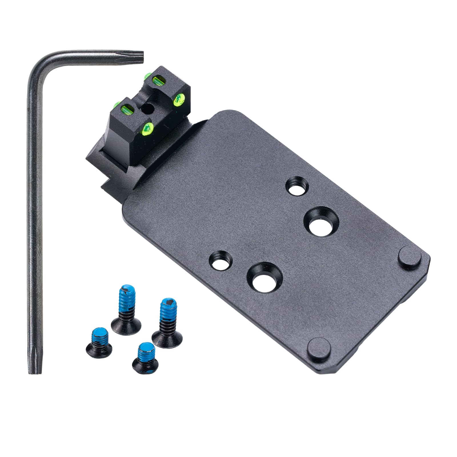 Photo 1 of Red Dot Optic Mounting Adapter Plate A14B for Springfield Prodigy DS 4.25'' 1911 Compatible with Osight C Micro Dot Sight RMR SRO 407 C 507 C 508 T Optical Sight threadlocker