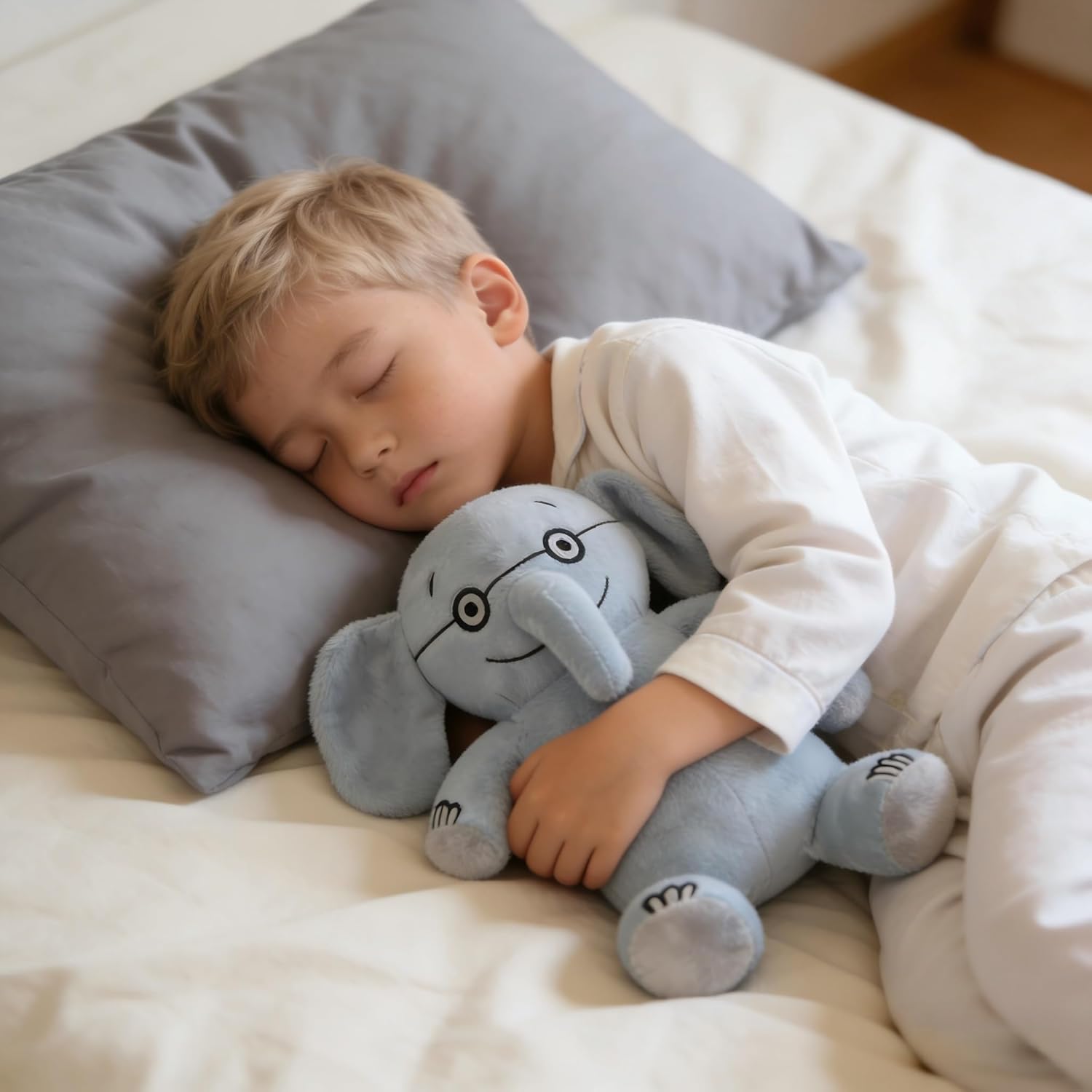 Pair of Elephant & Piggie Soft Stuffed Animal Plush Toys, Elephant and Pig Plush Toy Set for Book Buddies Stuffed Animals, Ideal Gift for Birthday Christmas Valentine's Day Room Decoration