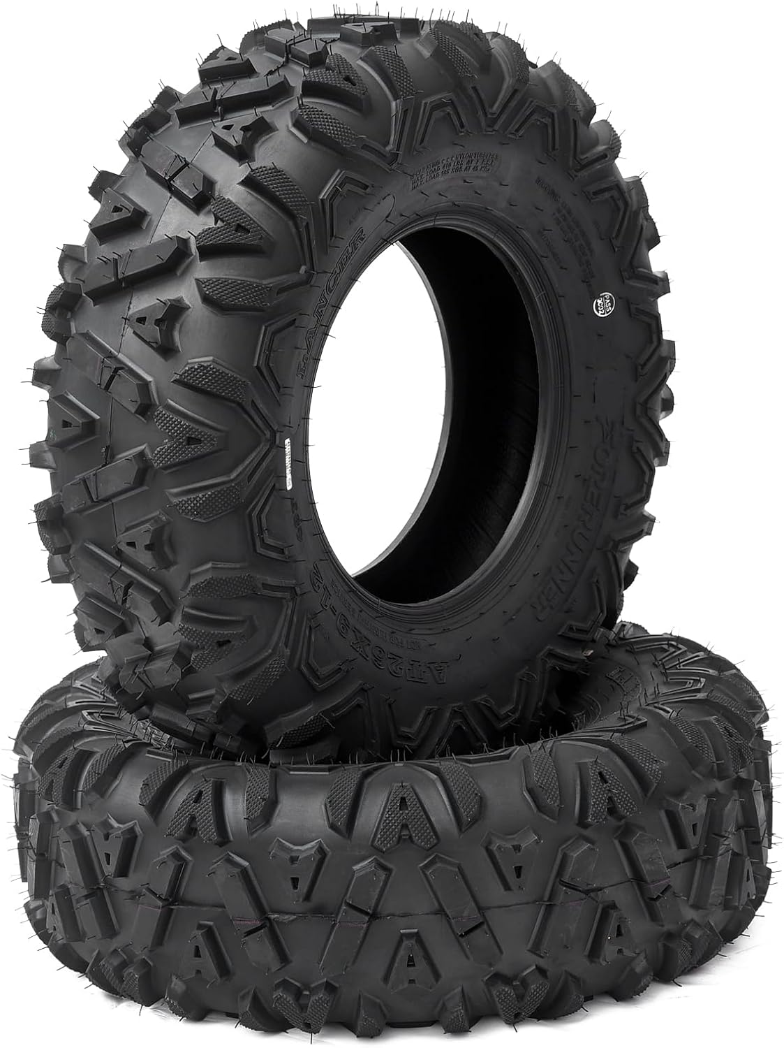 GarveeTech 25x8-12 ATV/UTV Tires 25x8x12 6PR TL All-Terrain Tires, Set of 2