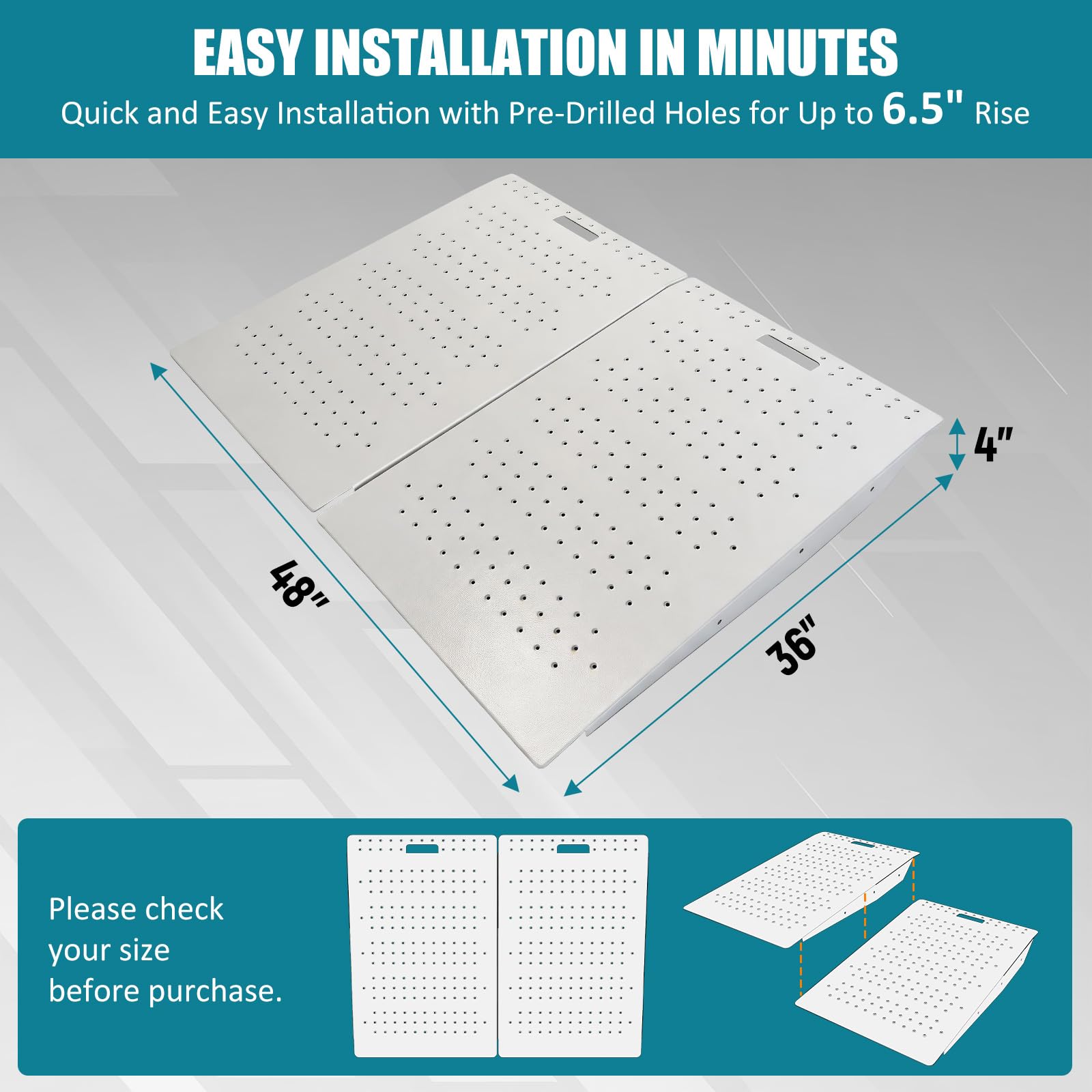 StellarStar Shed Ramp - Load Your Mower Easily -2