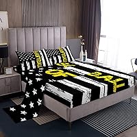 Vista 32 de Erosebridal Graffiti Rugby Ball Sheet Set Twin Colorful Rugby Helmet Bed Sheets Set, Sports Sheets for Boys Girls Football Game Flat Fitted Sheet