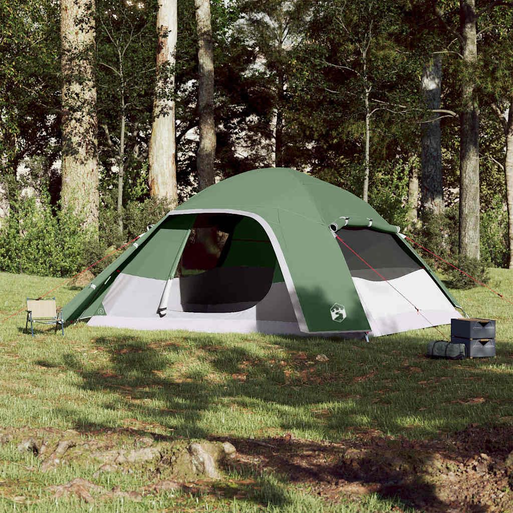 Genérico Tienda de campaña Familiar iglú 6 Personas Impermeable Verde,Deportes,Actividades al Aire Libre,Camping y Senderismo,Tiendas de campaña-94723