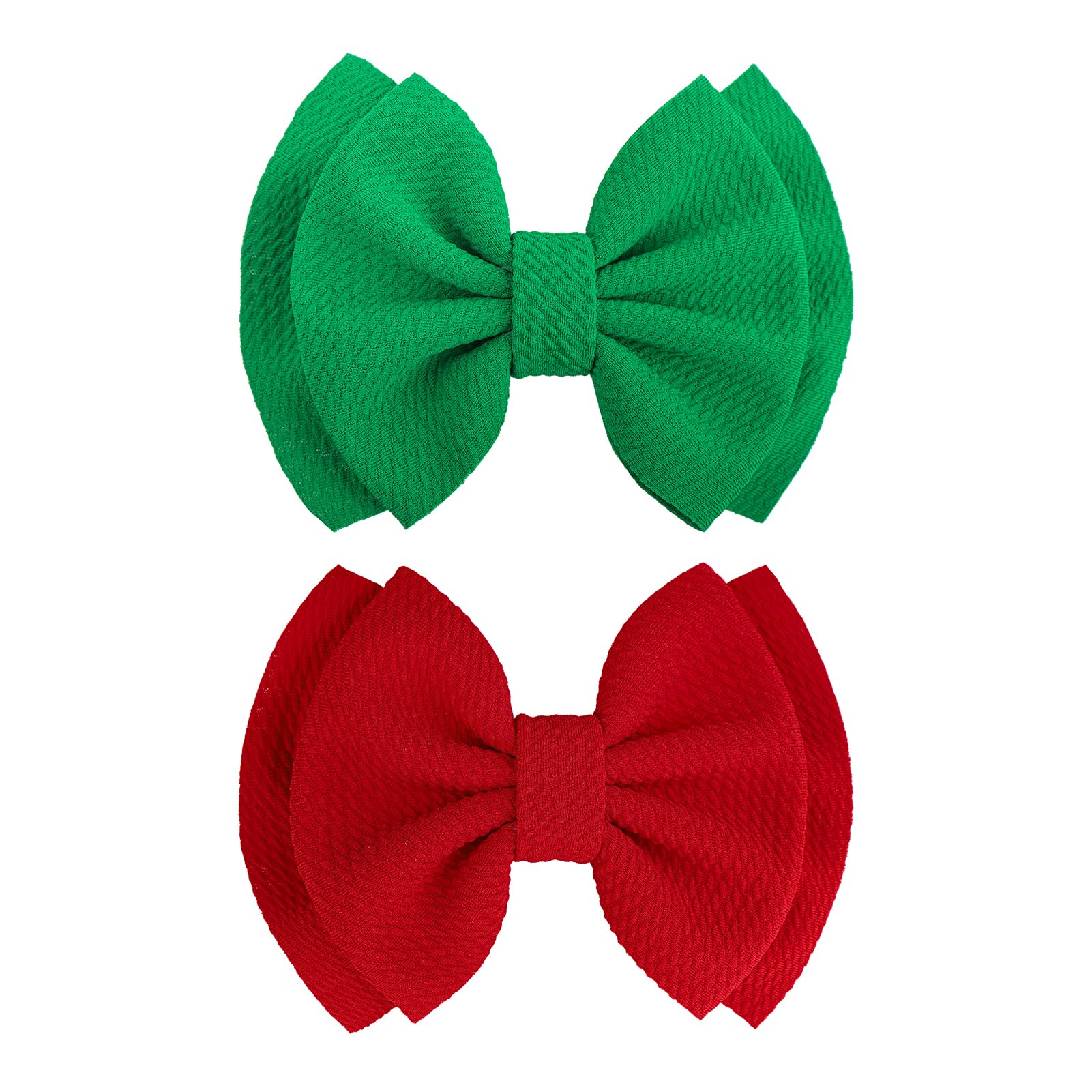 YanJie Christmas Baby Hair Clips, Baby Bows Hair Pins Alligator Clips Handmade Bows Clips Toddler Hair Accessories for Baby Girls Infants Toddlers (6